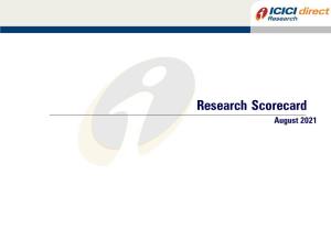 Research Scorecard