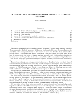 An Introduction to Noncommutative Projective Algebraic Geometry