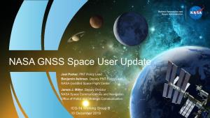 NASA GNSS Space User Update