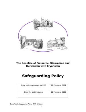 Benefice Safeguarding Policy 2021 V1.Docx 1