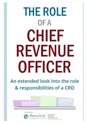 The Role of a Chief Executive Officer