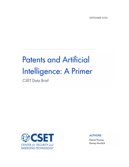 AI and Patents