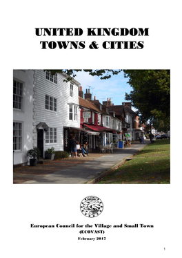 United Kingdom Towns & Cities