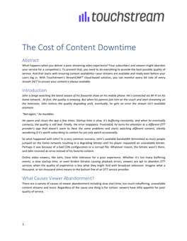 The Cost of Content Downtime