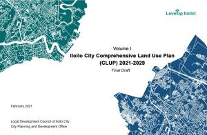 2021–2029 Iloilo City Comprehensive Land Use Plan (CLUP) Volume 1 Preliminary Pages