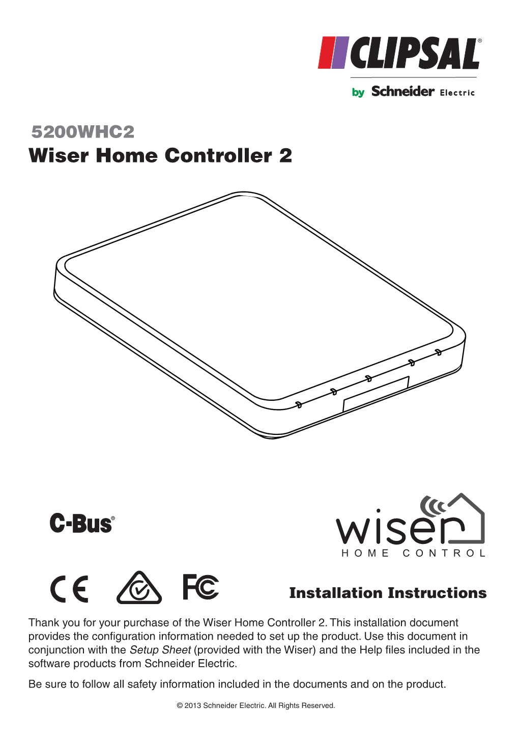Wiser 2 Installation Manual
