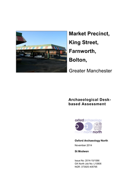 Market Precinct, King Street, Farnworth, Bolton