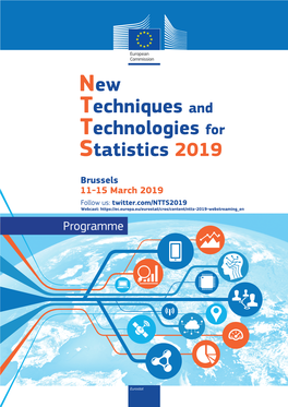 New Techniques and Technologies for Statistics 2019