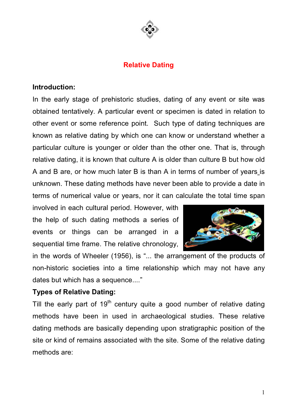 Relative Dating