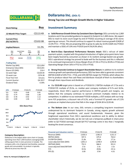 Dollarama Inc. (DOL-T)