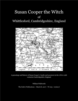 Susan Cooper the Witch of Whittlesford
