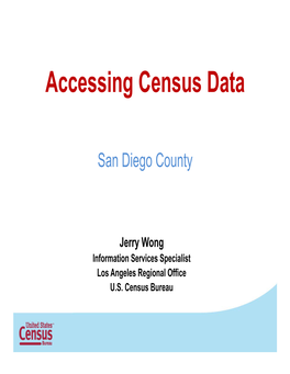Accessing Census Data