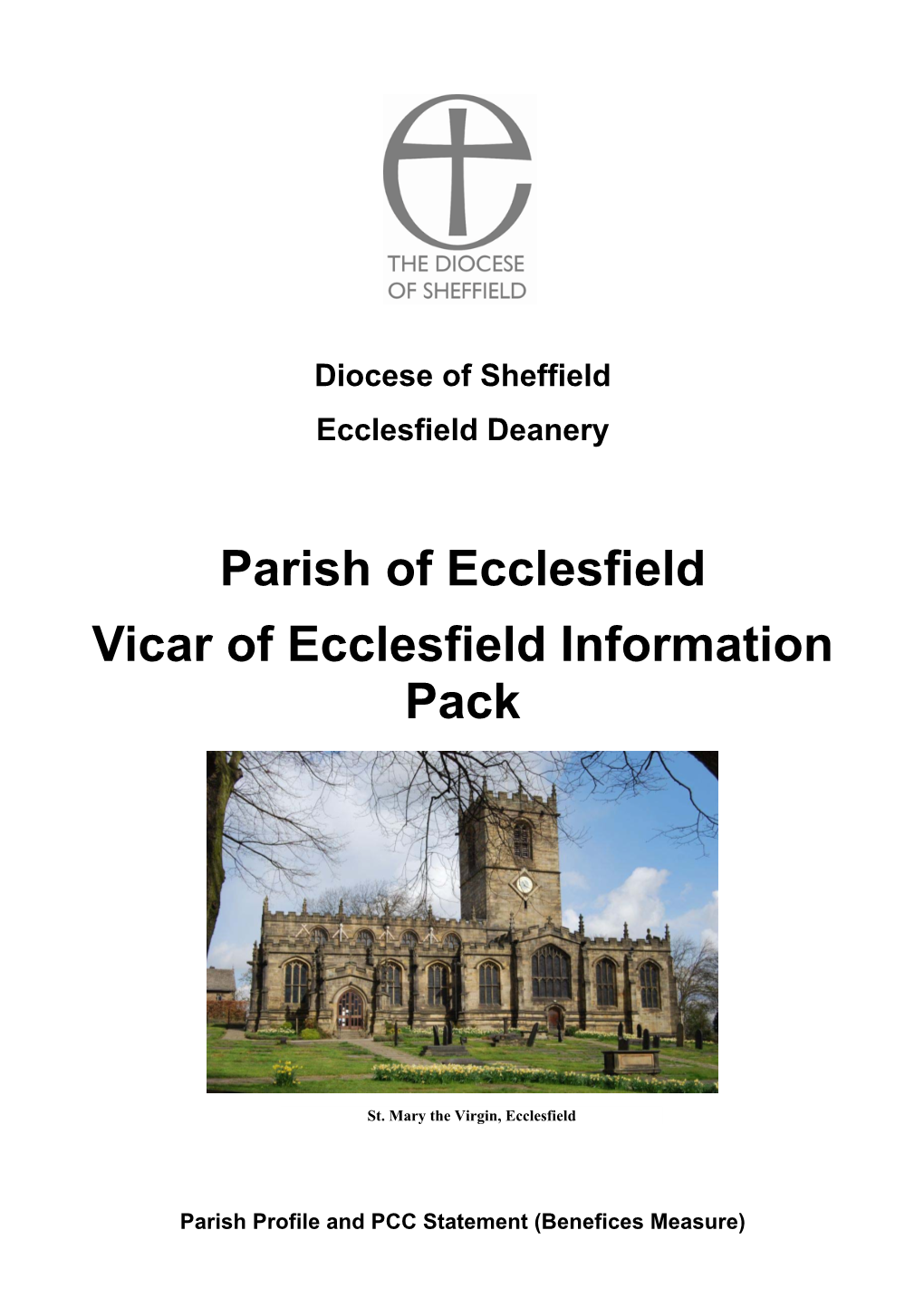 Parish of Ecclesfield Vicar of Ecclesfield Information Pack