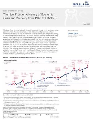 The New Frontier: a History of Economic Crisis and Recovery from 1918 to COVID-19
