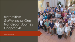 The Franciscan Journey Chapter 28