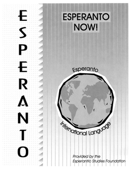 Esperanto Now!