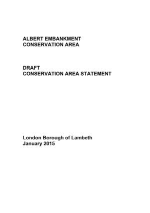 Albert Embankment Draft CA Statement
