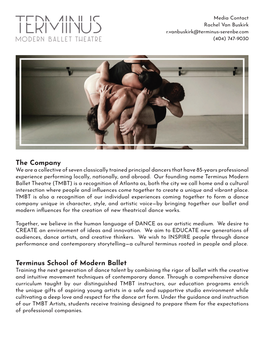 The Company Terminus School of Modern Ballet