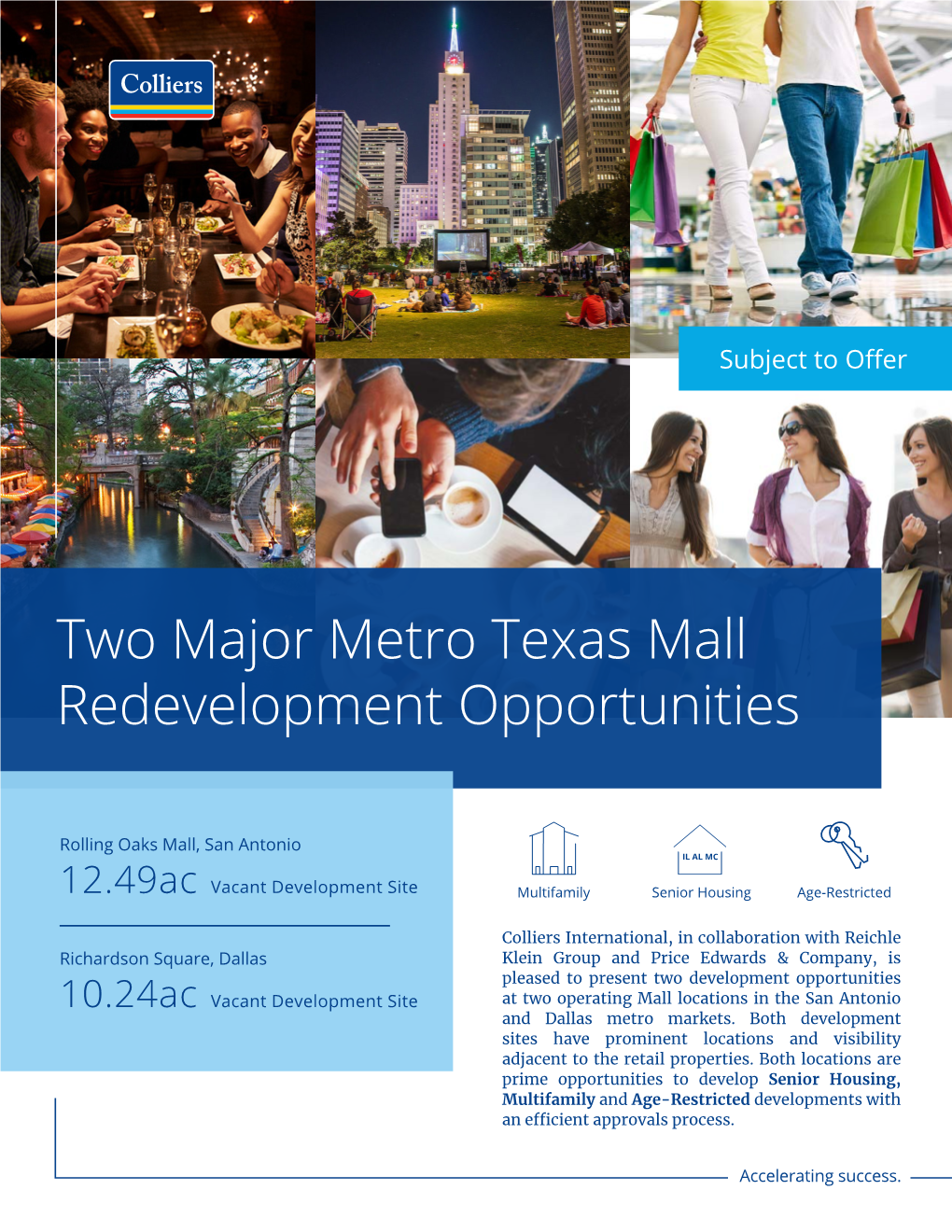 Two Major Metro Texas Mall Redevelopment Opportunities