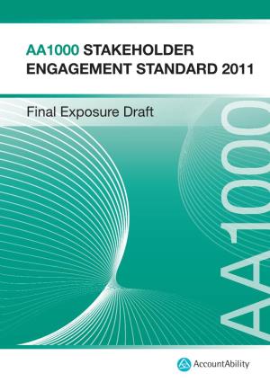 Aa1000 Stakeholder Engagement Standard 2011
