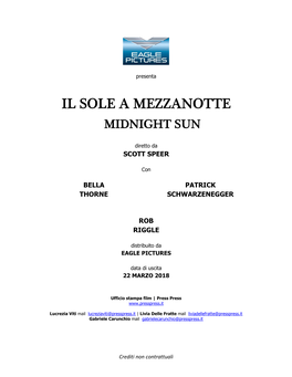 Il Sole a Mezzanotte Midnight Sun