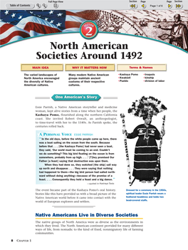 North American Societies Around 1492