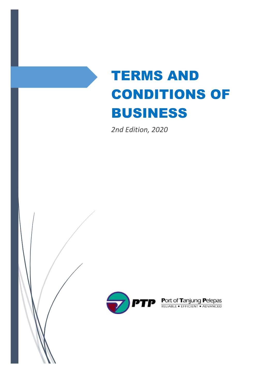 TERMS and CONDITIONS of BUSINESS 2Nd Edition, 2020