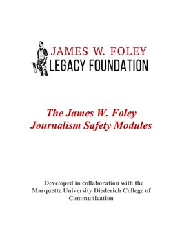 The James W. Foley Journalism Safety Modules