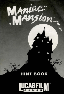 Maniac Mansion Hint Book