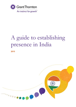 A Guide to Establishing Presence in India