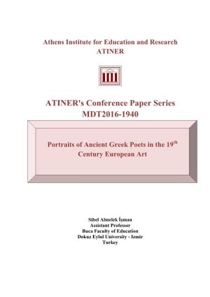ATINER's Conference Paper Series MDT2016-1940