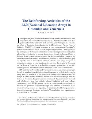 (National Liberation Army) in Colombia and Venezuela R
