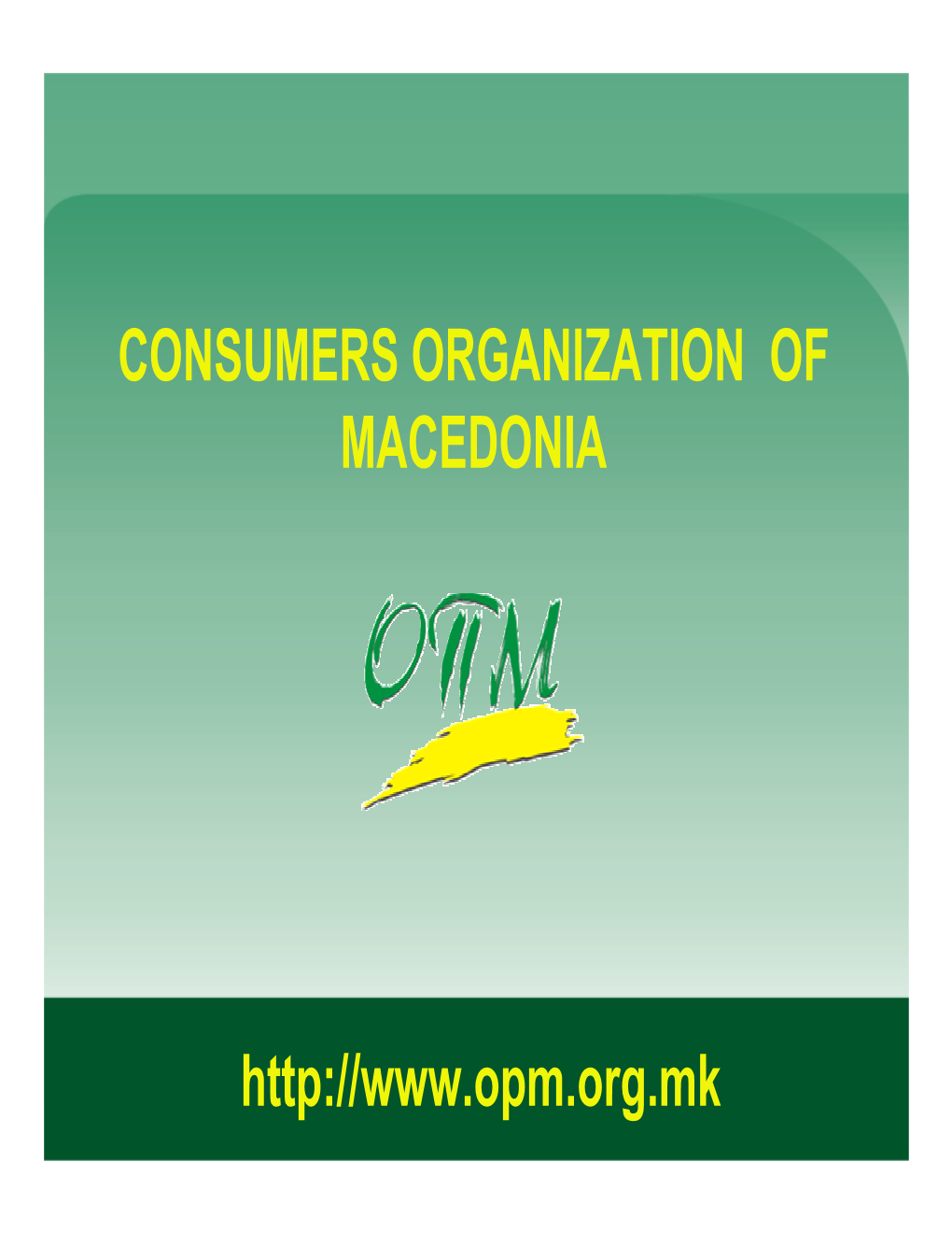 Consumers Organization of Macedonia