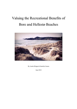 Valuing the Recreational Benefits of Bore and Hellestø Beaches