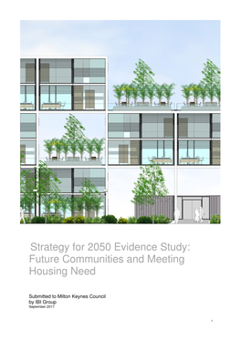Strategy for 2050 Evidence Study: Future Communities and Meeting Housing Need