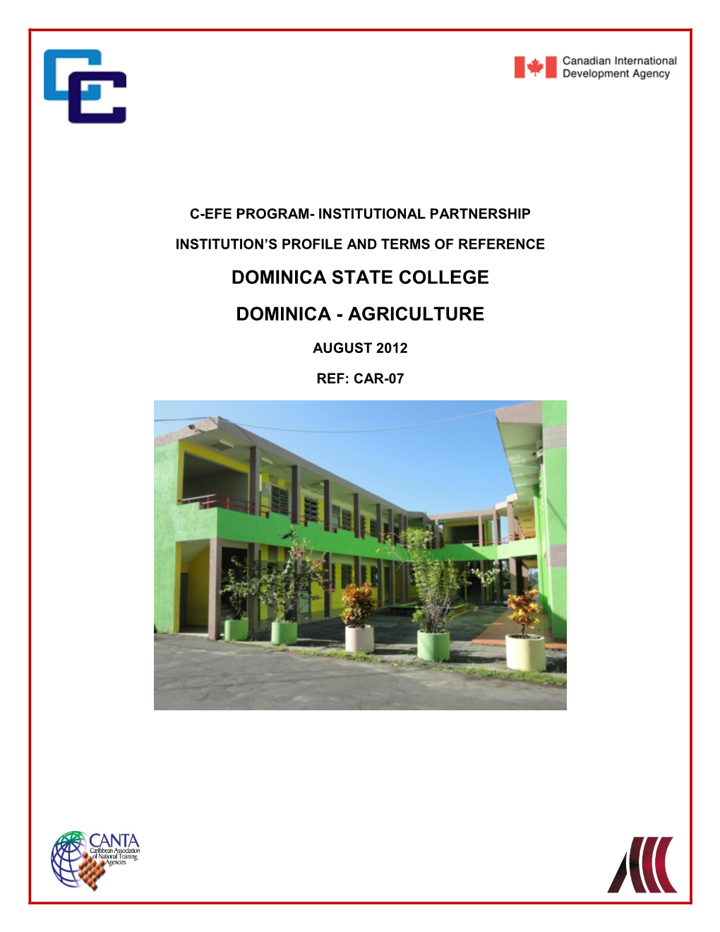 Dominica State College Dominica - Agriculture