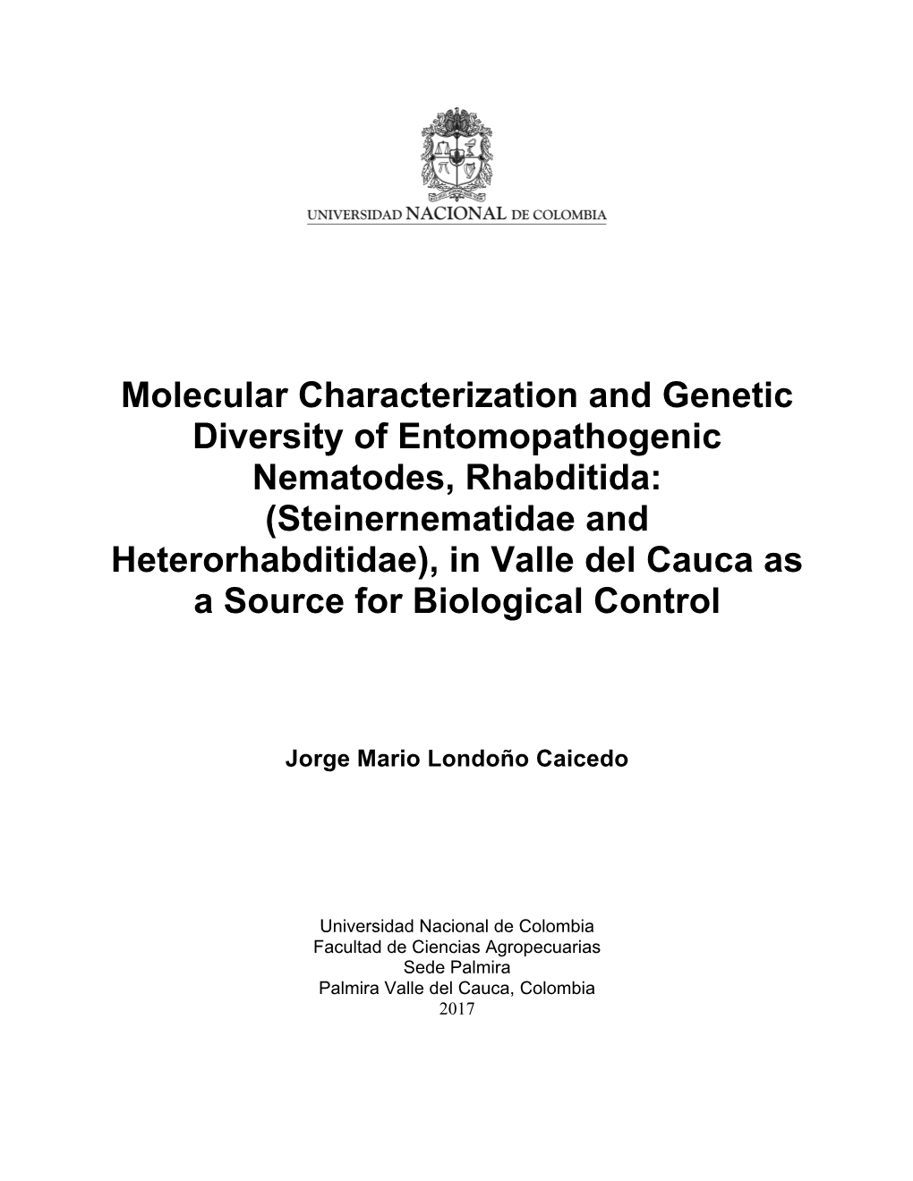 Molecular Characterization and Genetic Diversity Of