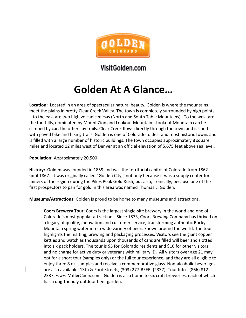 Fv Golden Fact Sheet 2019