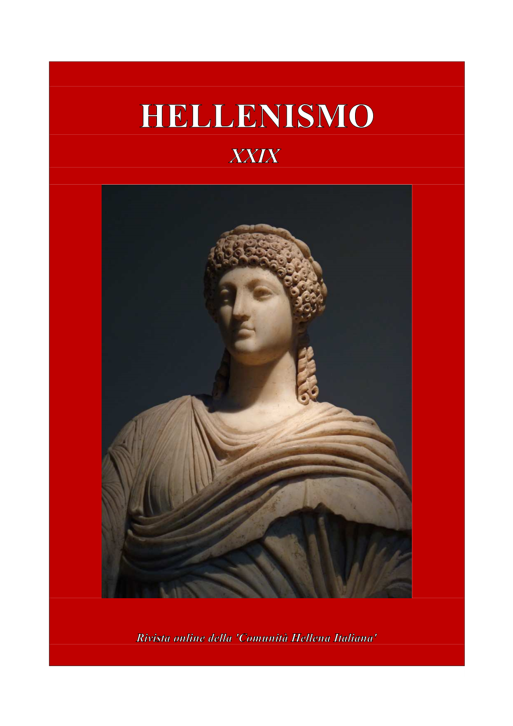 Hellenismo Xxix