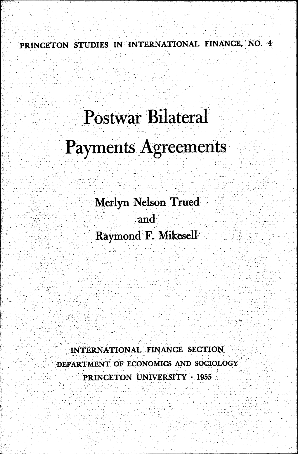 Ostwat Bilateral Ments Agreements