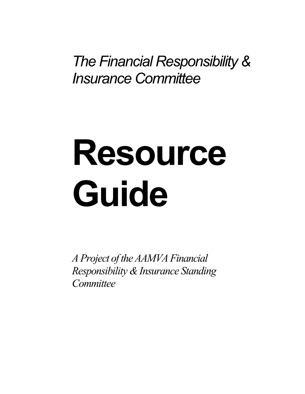 Financial Responsibility Resource Guide