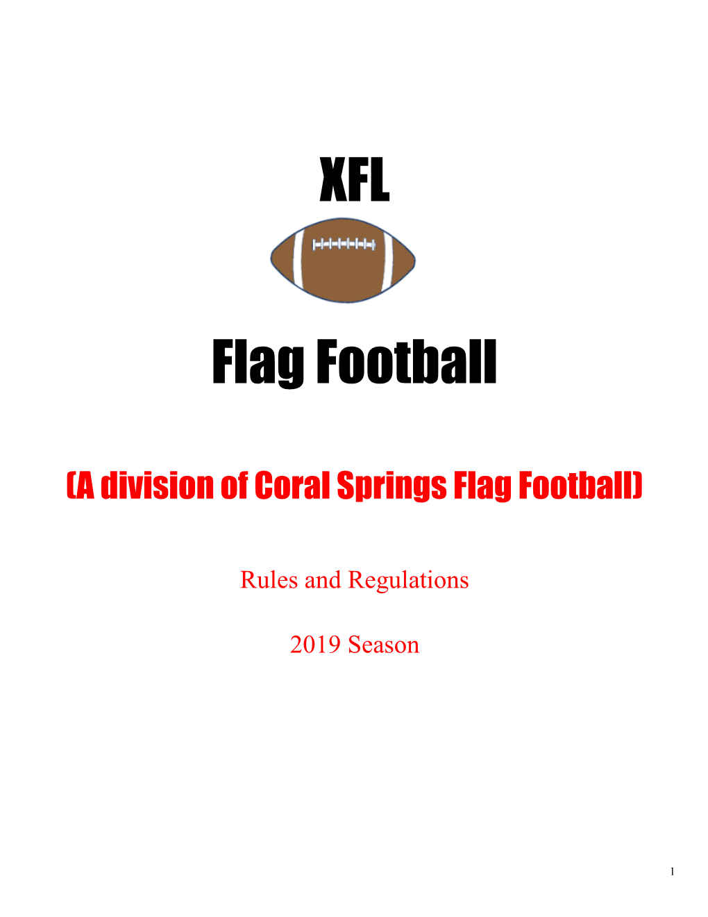 2019 Rule Book