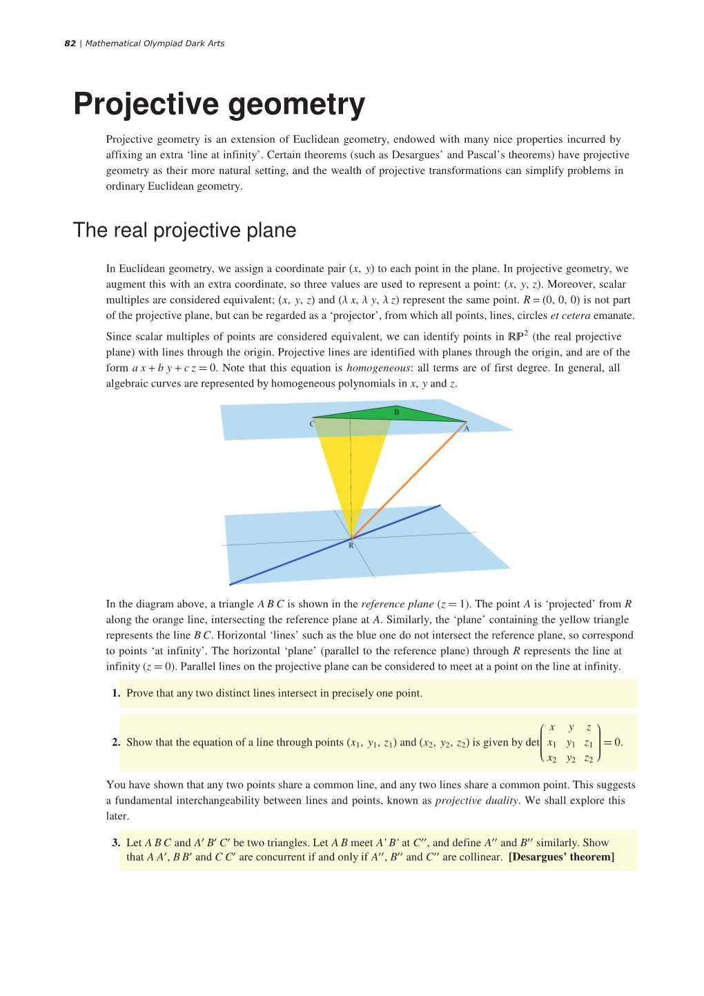 Projective Geometry