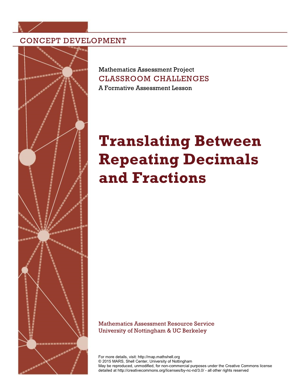 Translating Between Repeating Decimals and Fractions