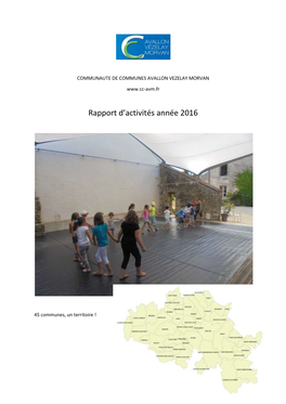 Rapport D'activités 2016