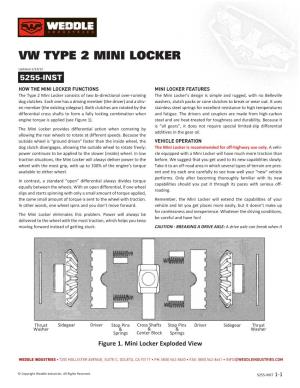 Vw Type 2 Mini Locker