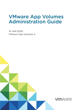 Vmware App Volumes Administration Guide
