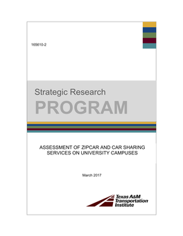 Strategic Research PROGRAM