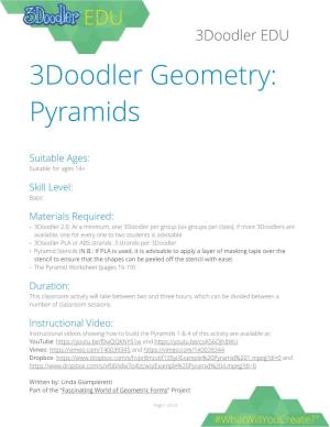 3Doodler Geometry: Pyramids