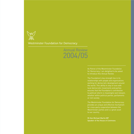 Annual Review 2004/05